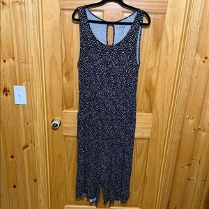 torrid Super Soft Black & White Ditsy Print Sleeveless Jumpsuit Romper Size 2/2X